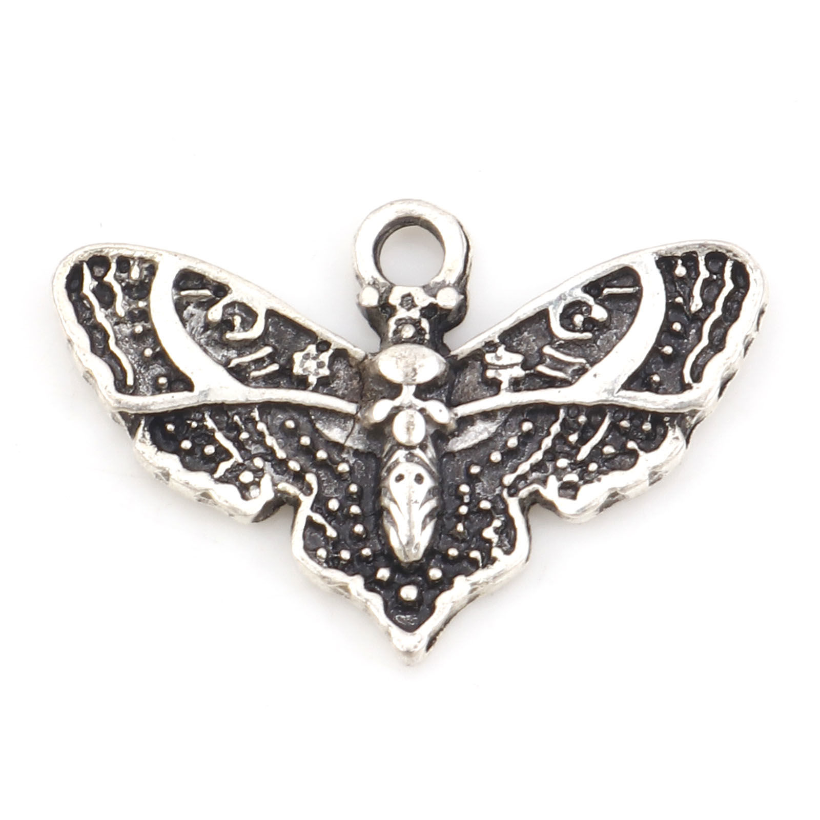 8seasons-zinc-based-alloy-insect-charms-antique-silver-color-bee