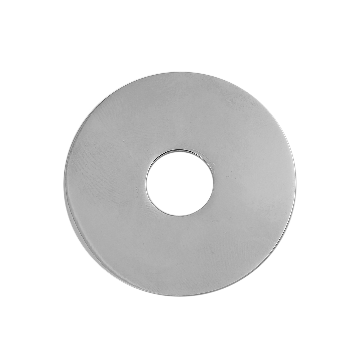 Picture of Stainless Steel Pendants Circle Ring Silver Tone 35mm(1 3/8") Dia., 3 PCs