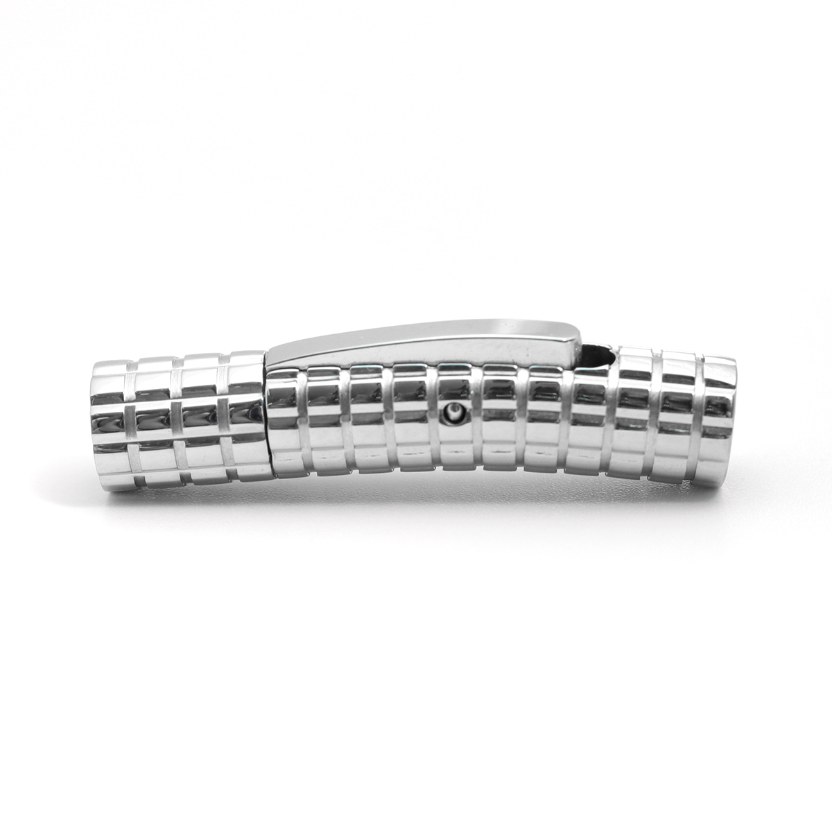 Bild von 304 Edelstahl Verschluss Zylinder Quadrat Silberfarbe 29mm x 7mm, 1 Stück
