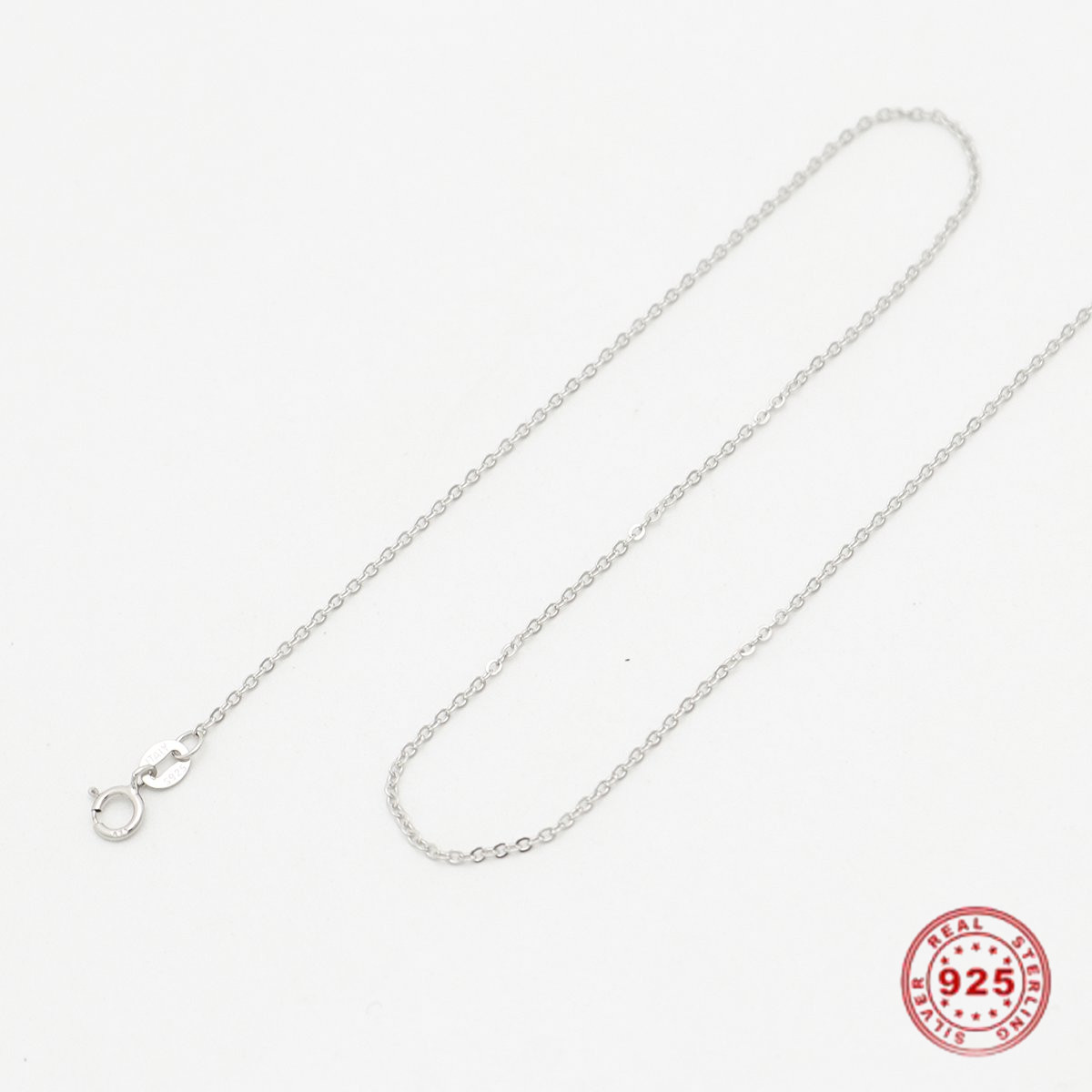 Immagine di Argento Sterling Cavo Catena Collana Argento 45.7cm Lunghezza, 1 Pz