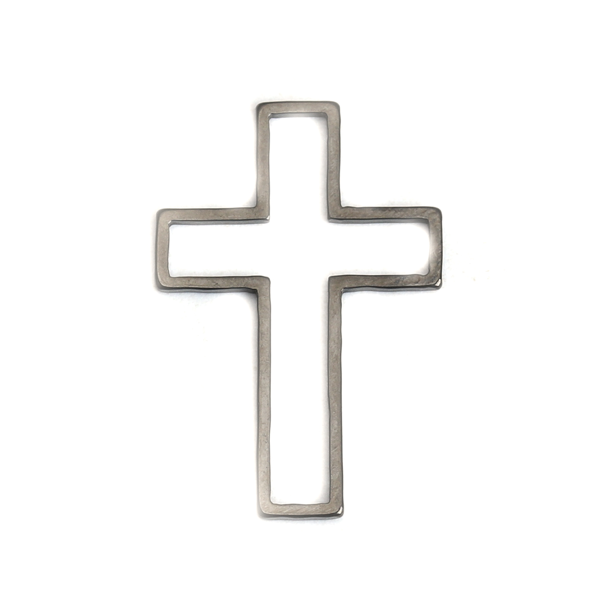 Bild von 304 Edelstahl Rahmen Verbinder Kreuz Schwarz Hohl 26mm x 17mm, 10 Stück