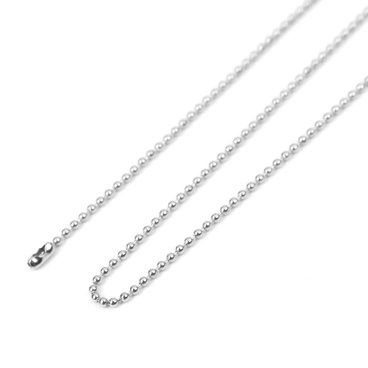 Picture of Stainless Steel Ball Chain Necklace Silver Tone 80cm(31 4/8") long, 10 PCs