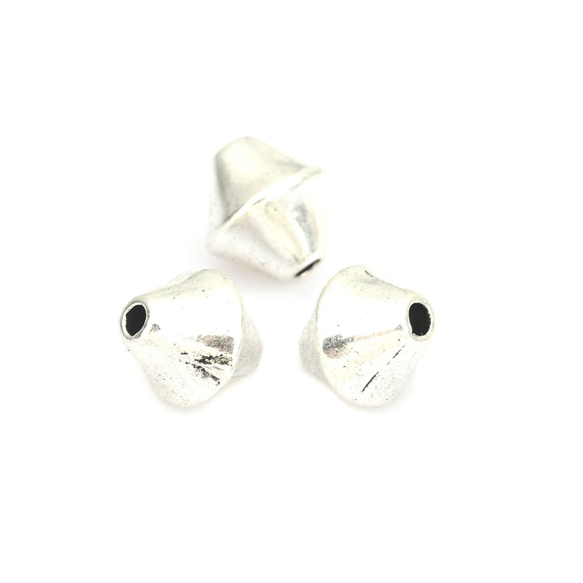 Picture of Zinc Based Alloy Spacer Beads Gyro Antique Silver Color About 10mm x 9mm, Hole: Approx 1.7mm, 20 PCs