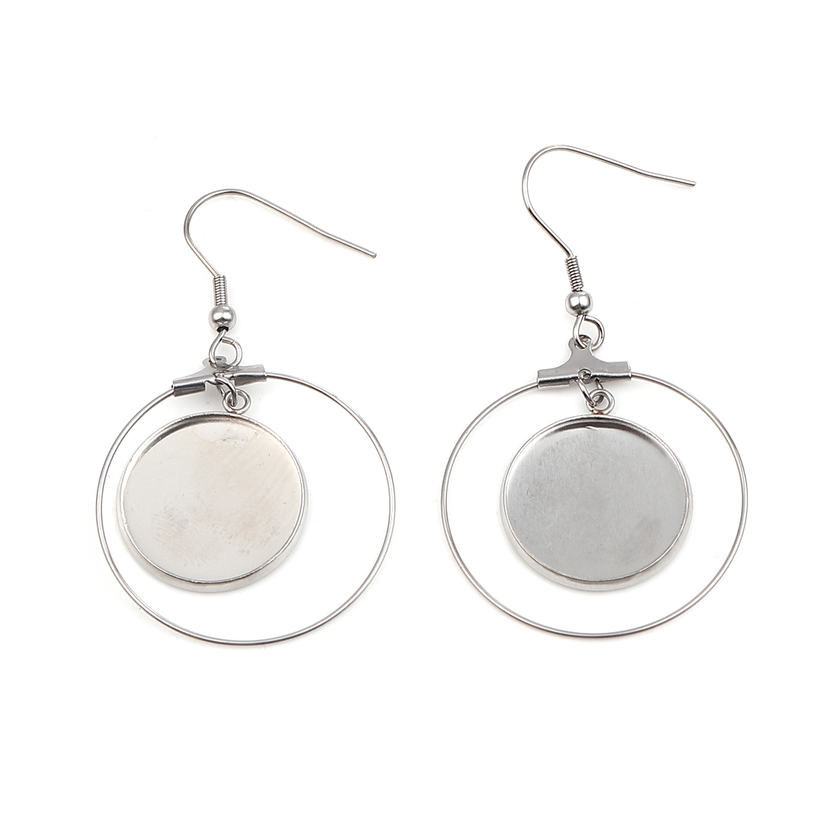 Picture of Glass Dome Seals Cabochon Round Flatback At Random Glitter