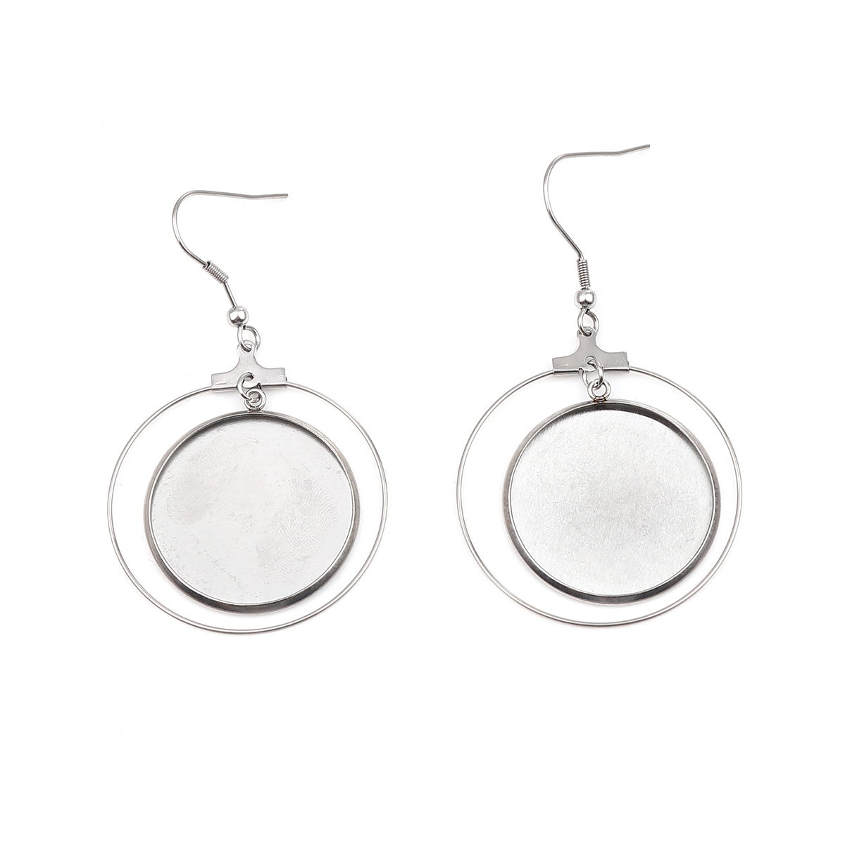 Picture of Glass Dome Seals Cabochon Round Flatback At Random Glitter