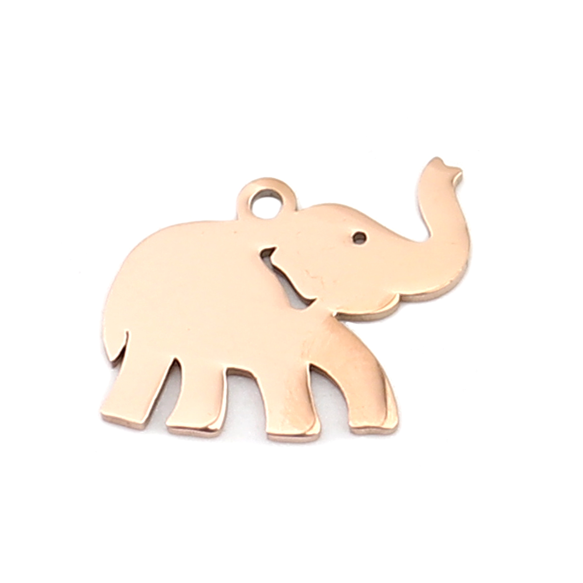 Picture of 304 Stainless Steel Charms Rose Gold Insect Animal Flower