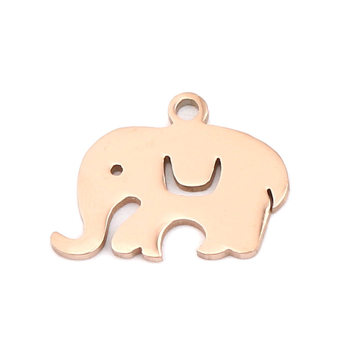 Picture of 304 Stainless Steel Charms Rose Gold Insect Animal Flower