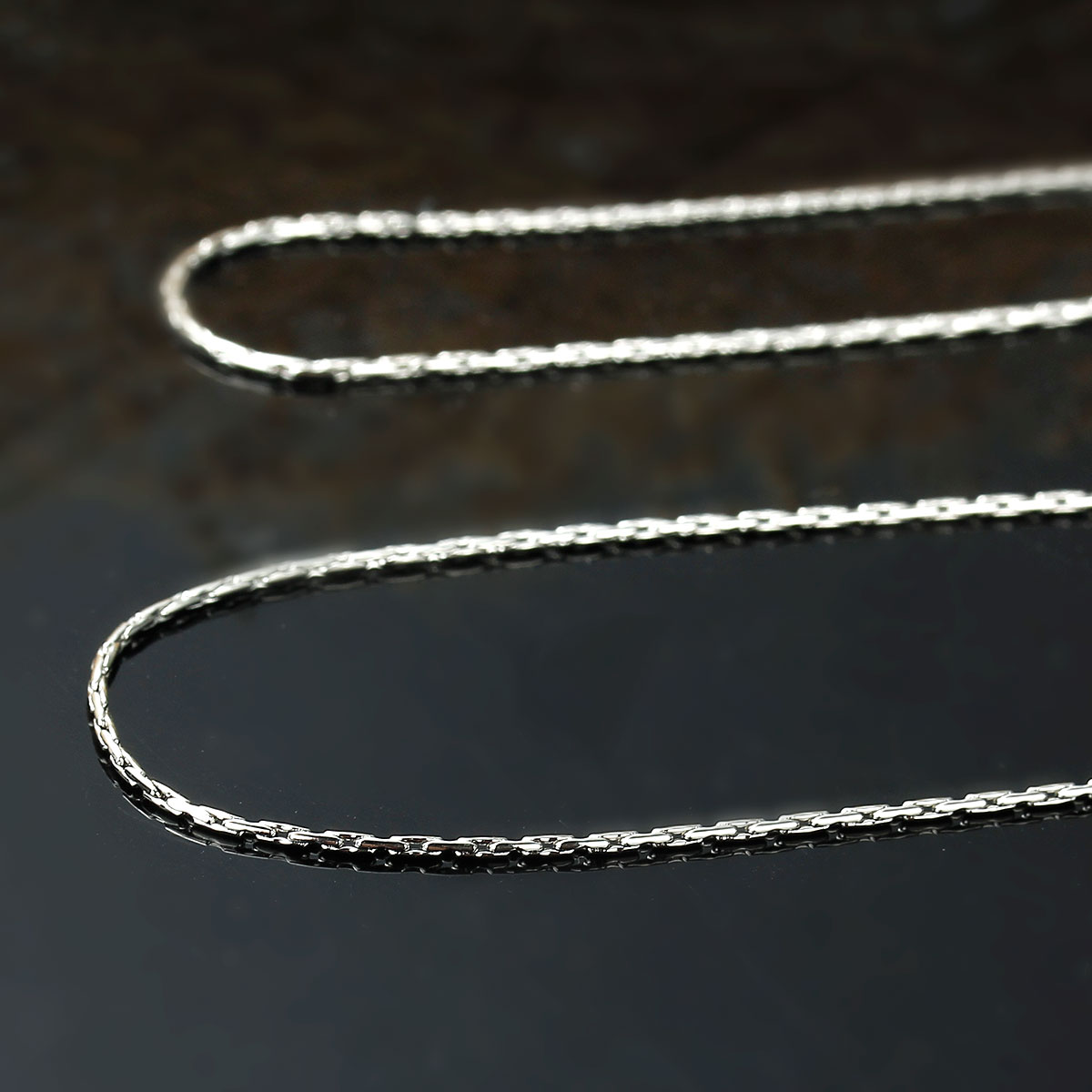 Picture of 304 Stainless Steel Chain Jewelry Necklace Silver Tone Approx 50.5cm(19 7/8") long, Chain Size: 1mm, 1 Piece