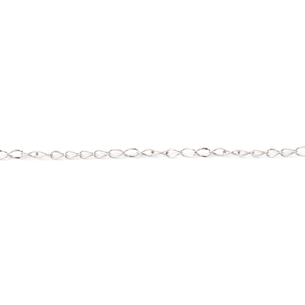 Image de 304 Stainless Steel Link Curb Chain Necklace Silver Tone 45cm(17 6/8") long, 1 Piece