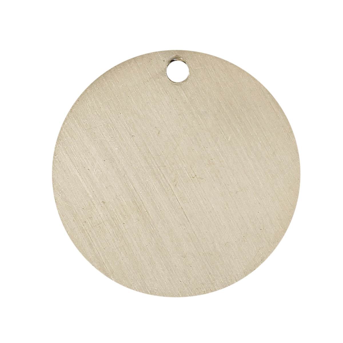 Picture of 10 PCs 304 Stainless Steel Blank Stamping Tags Charms Round Disc Gold Plated 30mm Dia.