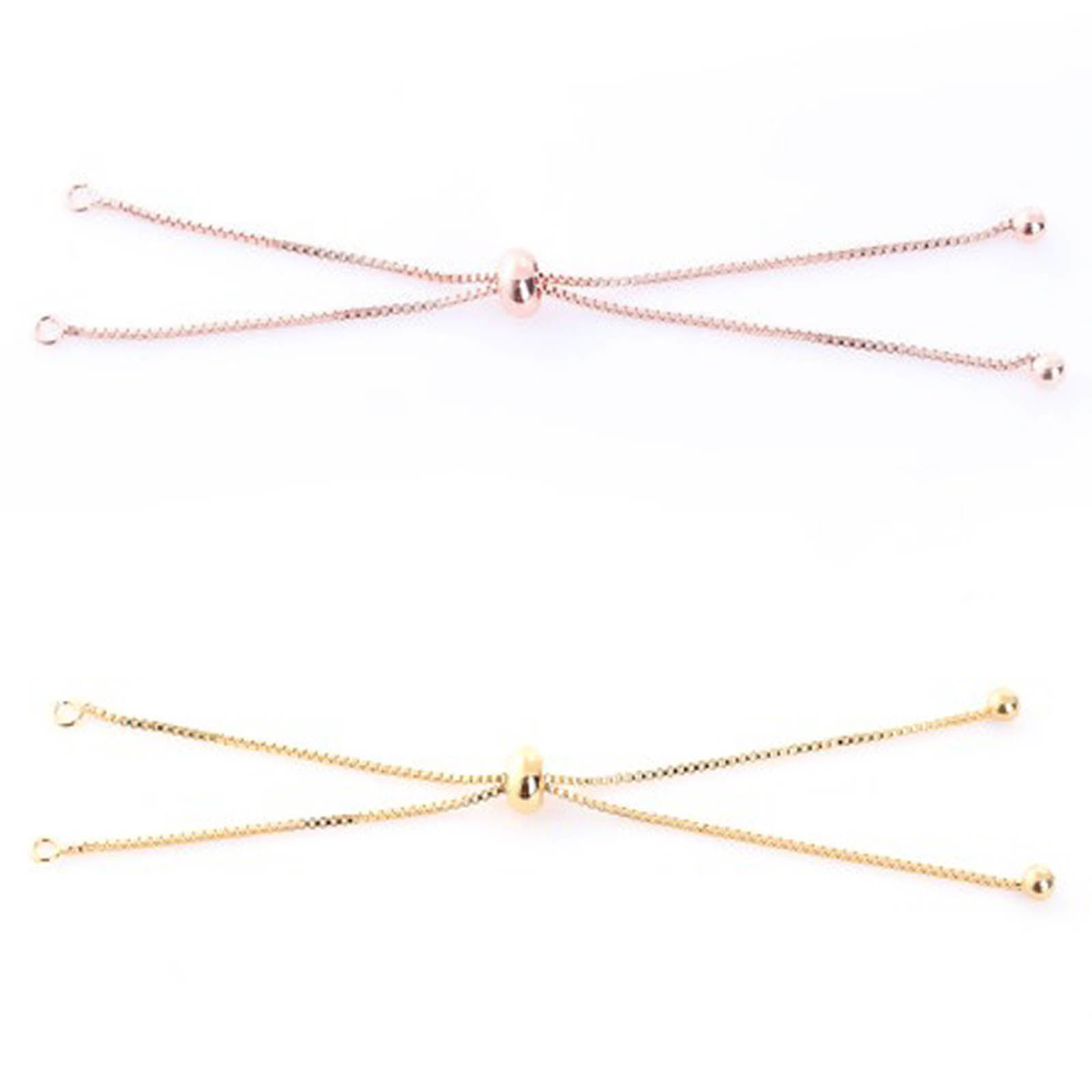 Picture of Brass Adjustable Slider/Slide Extender Chain For Jewelry Necklace Bracelet