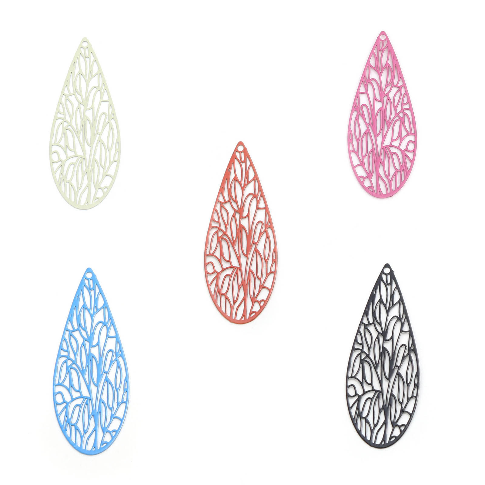 Picture of Brass Pendants Dragonfly Animal Wing Filigree Stamping