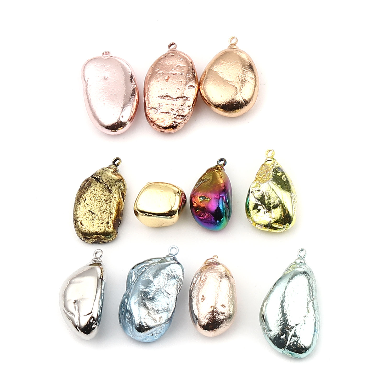 Picture of Stone & Copper Charms 3 PCs