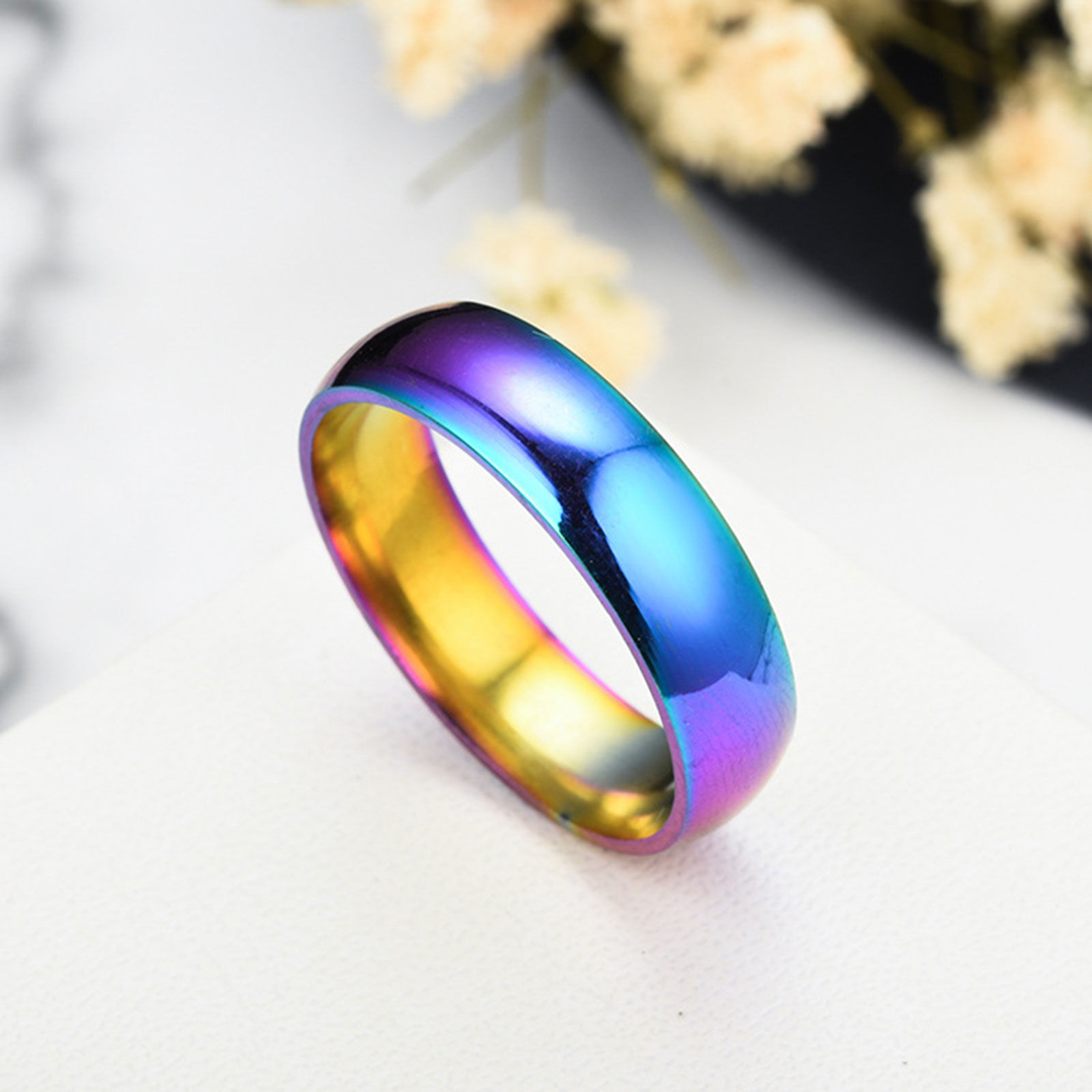 Bild von Edelstahl Uneinstellbar Ring 1 Stück