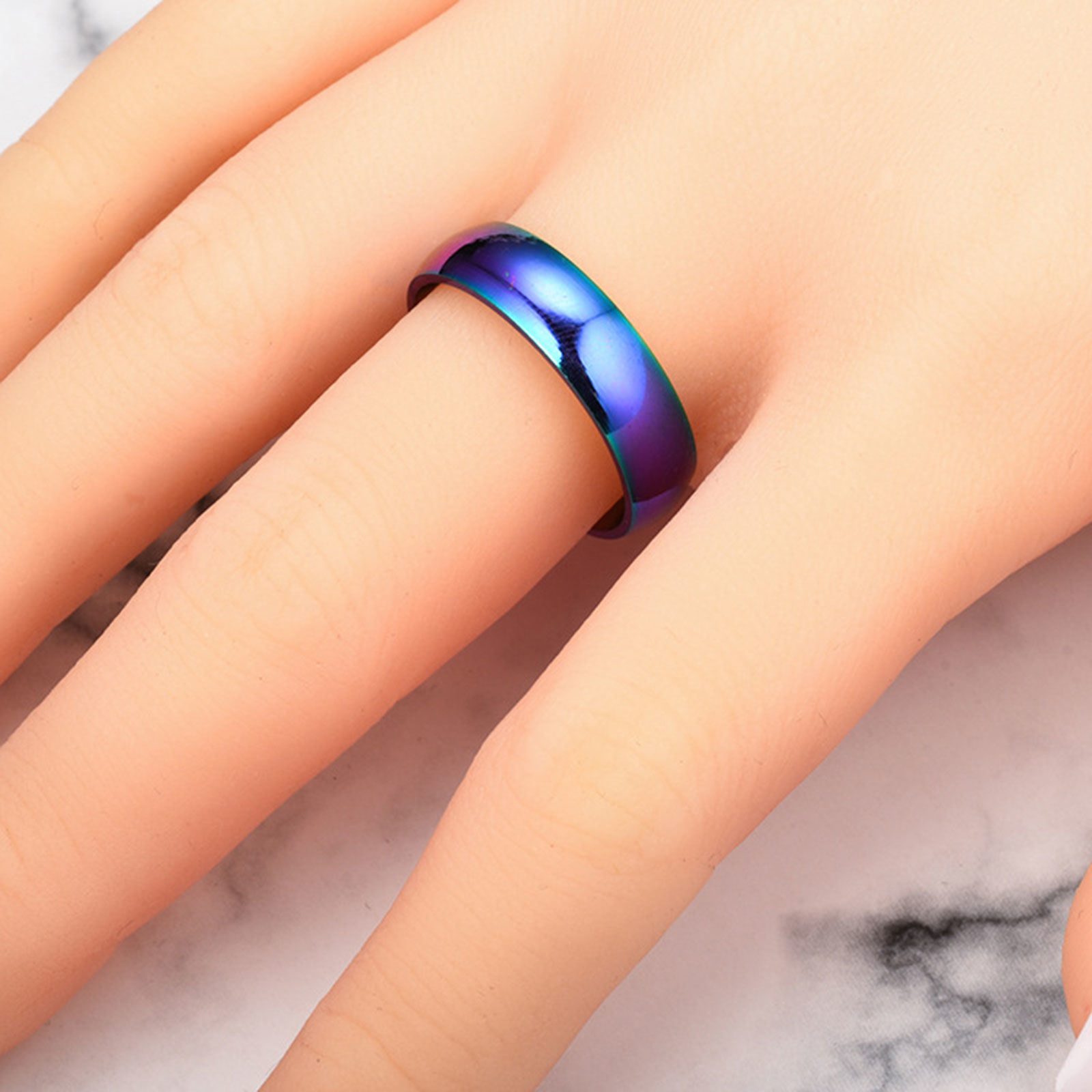 Bild von Edelstahl Uneinstellbar Ring 1 Stück