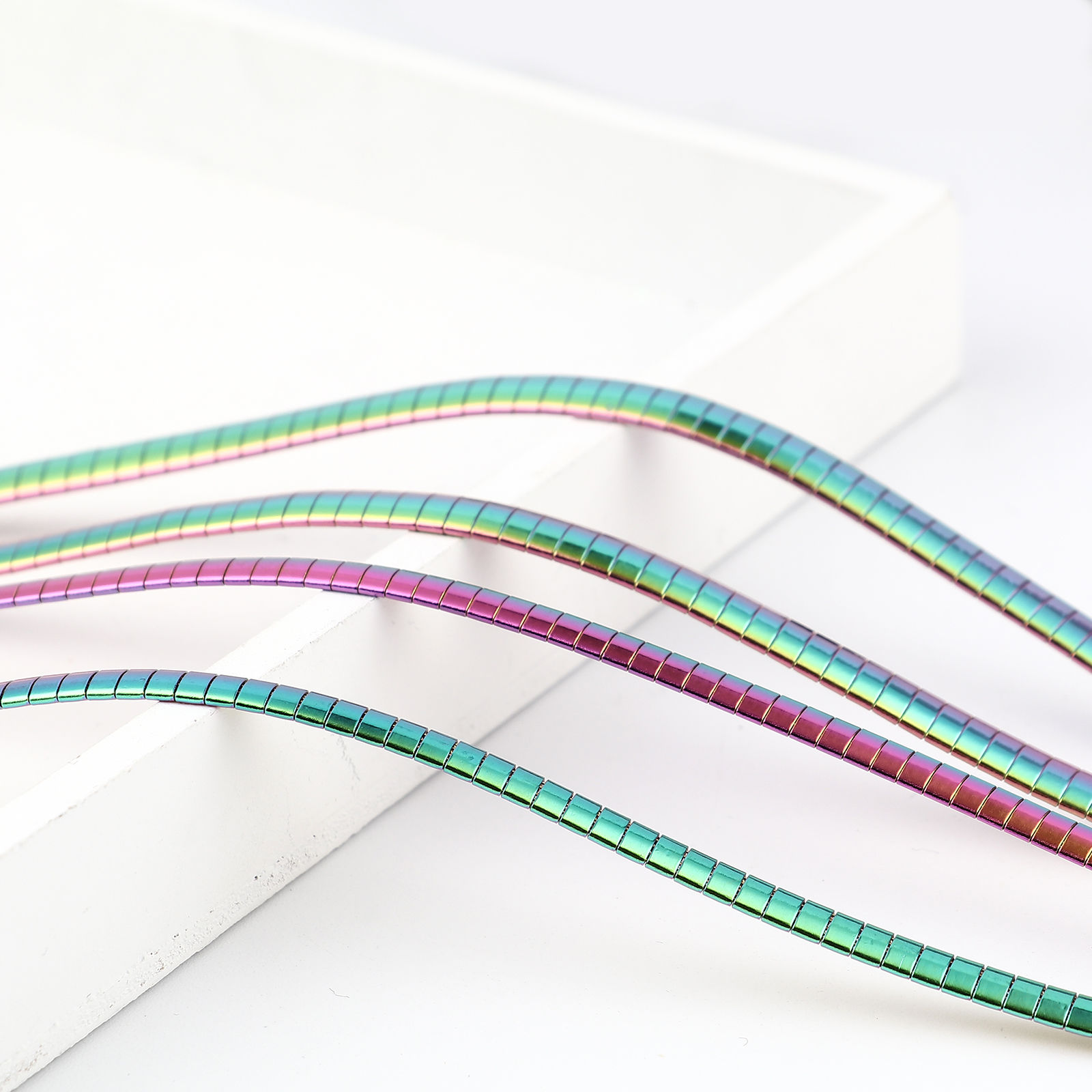 Picture of Stainless Steel Bracelets Multicolor Rectangle 19cm(7 4/8") long, 1 Piece