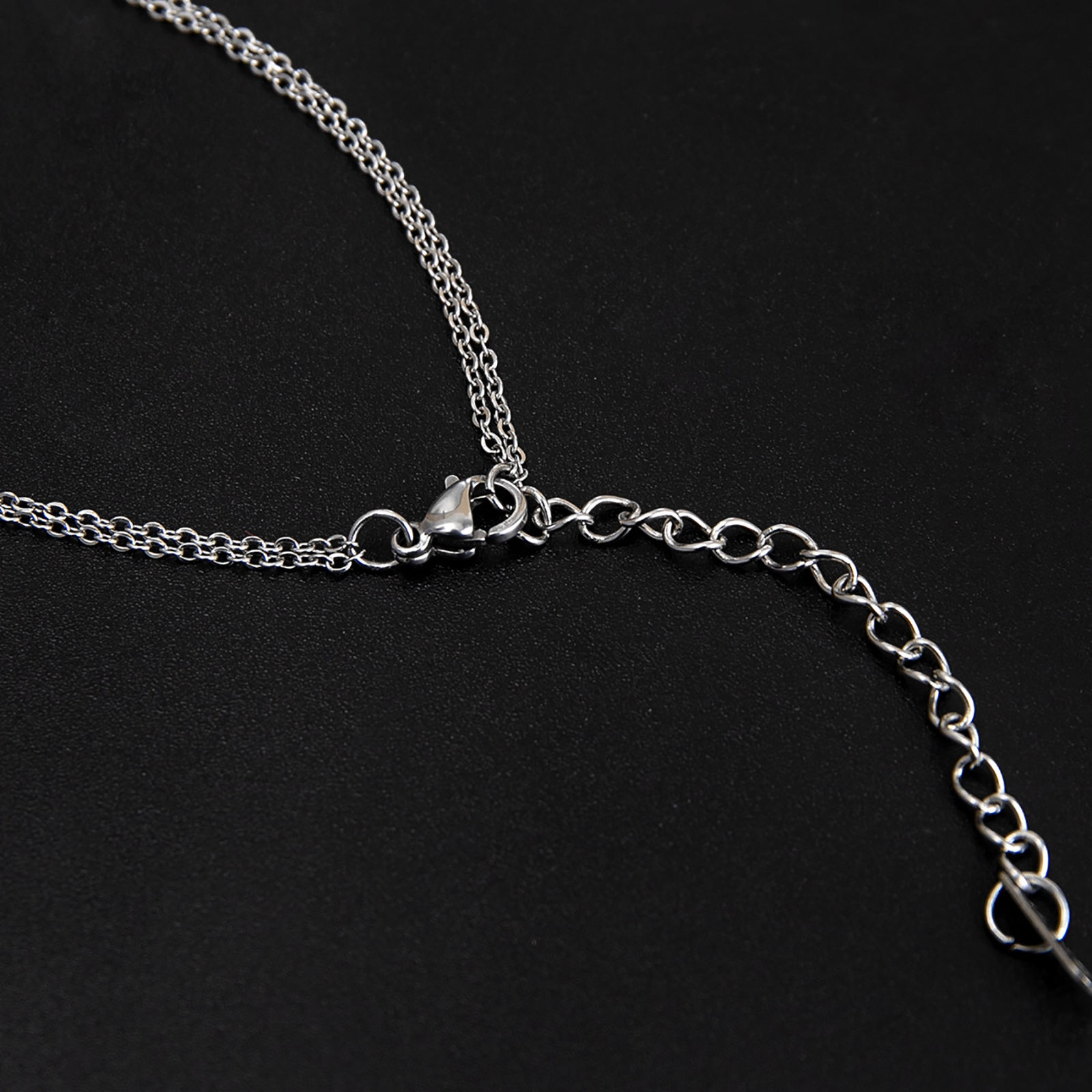 Picture of Stainless Steel Multilayer Layered Anklet Silver Tone Heart Initial Alphabet/ Capital Letter
