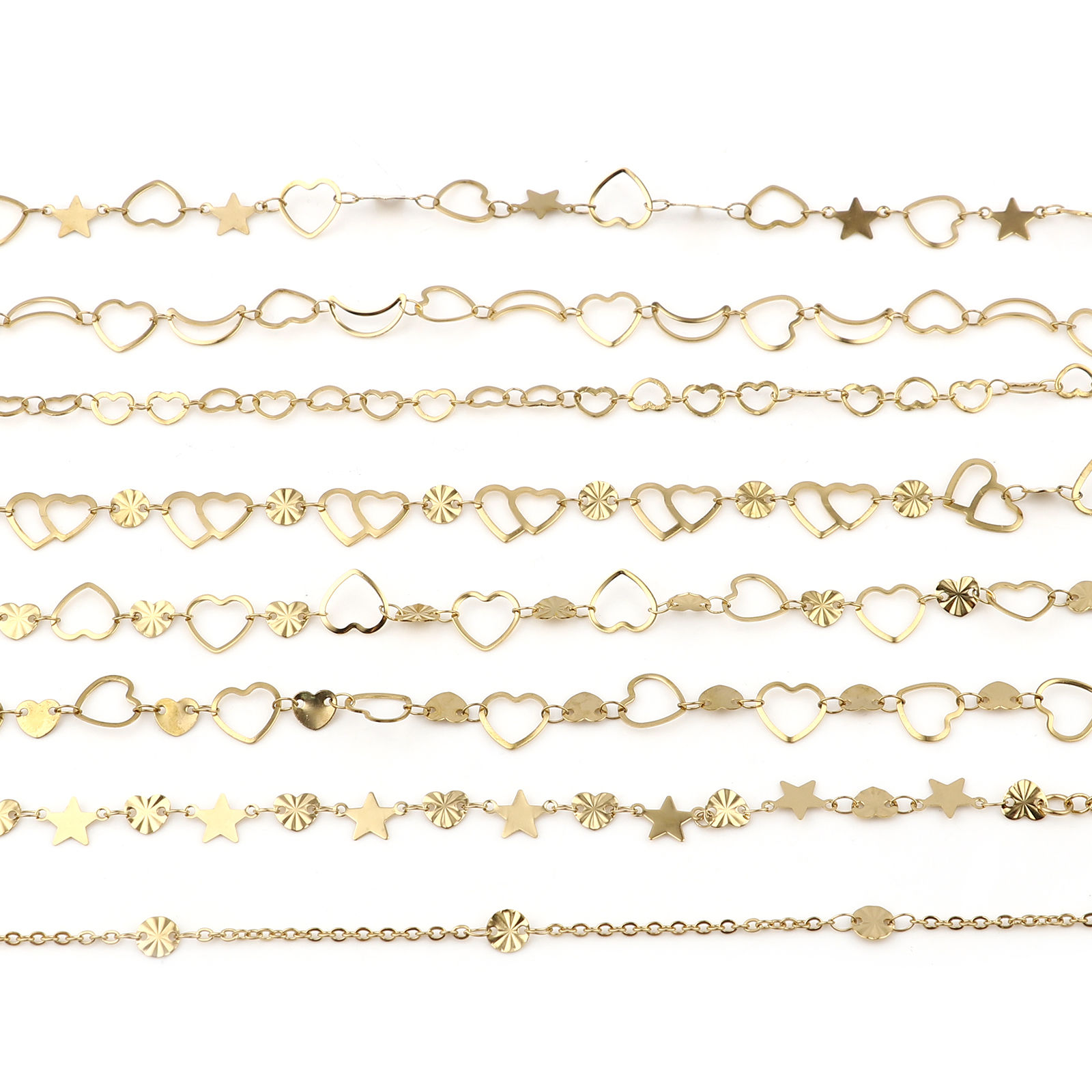 Picture of 1 Piece Vacuum Plating Stainless Steel Anklet Gold Plated