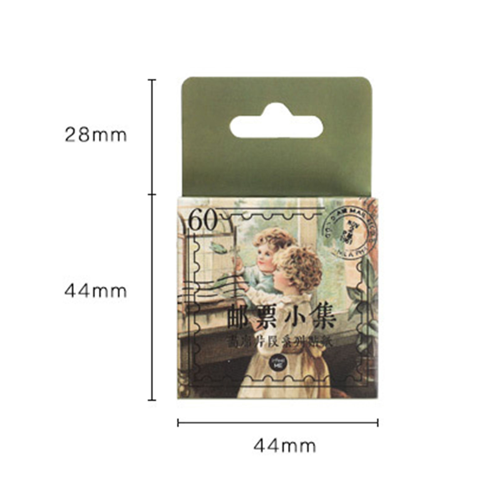 Immagine di Carta DIY Decorazione Di Scrapbook Adesivi Multicolore 4.4cm x 4.4cm, 1 Scatola