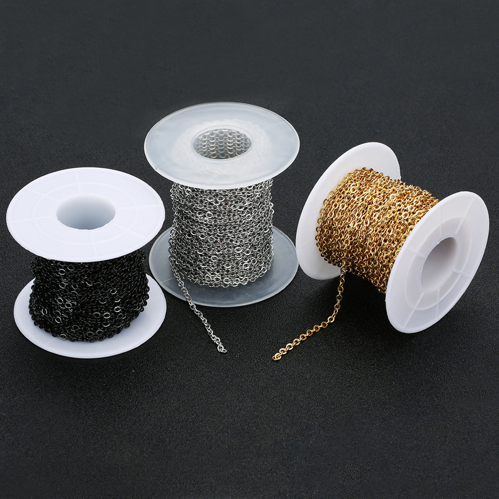Picture of Stainless Steel Link Chain Multicolor 1 Roll (Approx 10 Yards/Roll)