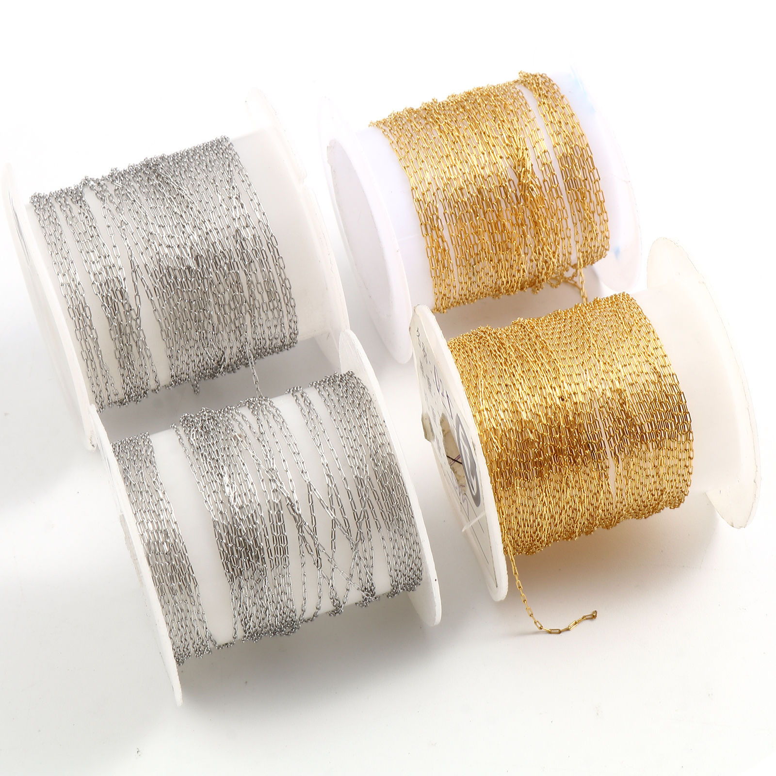 Picture of Stainless Steel Link Cable Chain Oval Multicolor 5 M