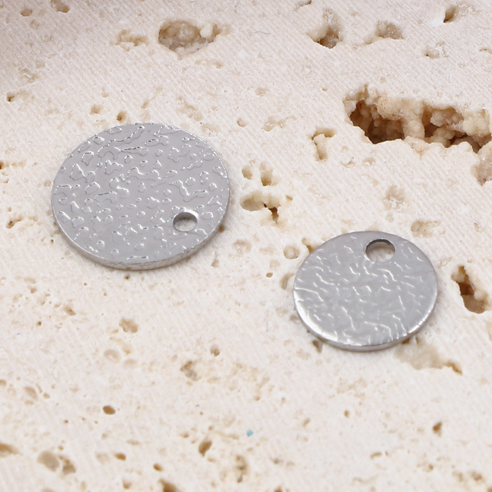 Picture of Stainless Steel Charms Geometric Silver Tone 10 PCs