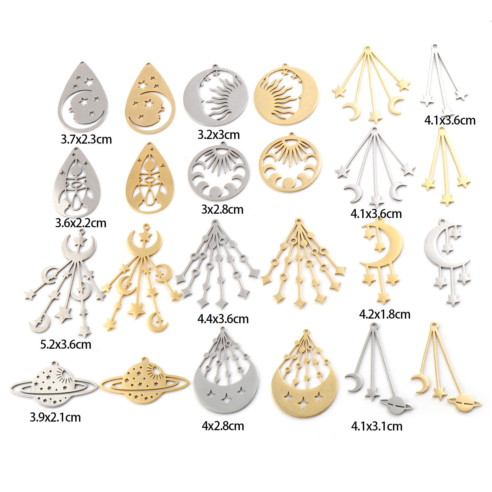 Picture of Stainless Steel Galaxy Pendants Multicolor 1 Piece