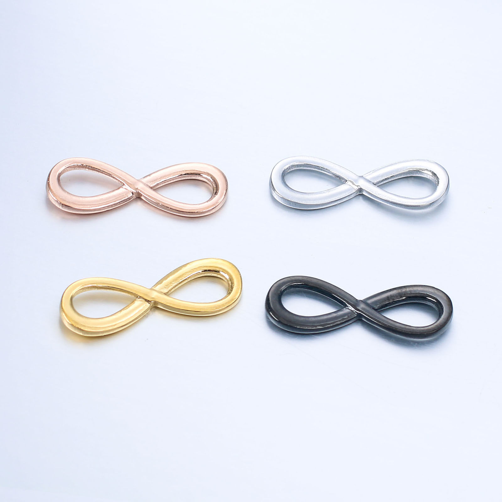 Image de Breloques en Acier Inoxydable Symbole"Infini" Multicolore 1 Pièce