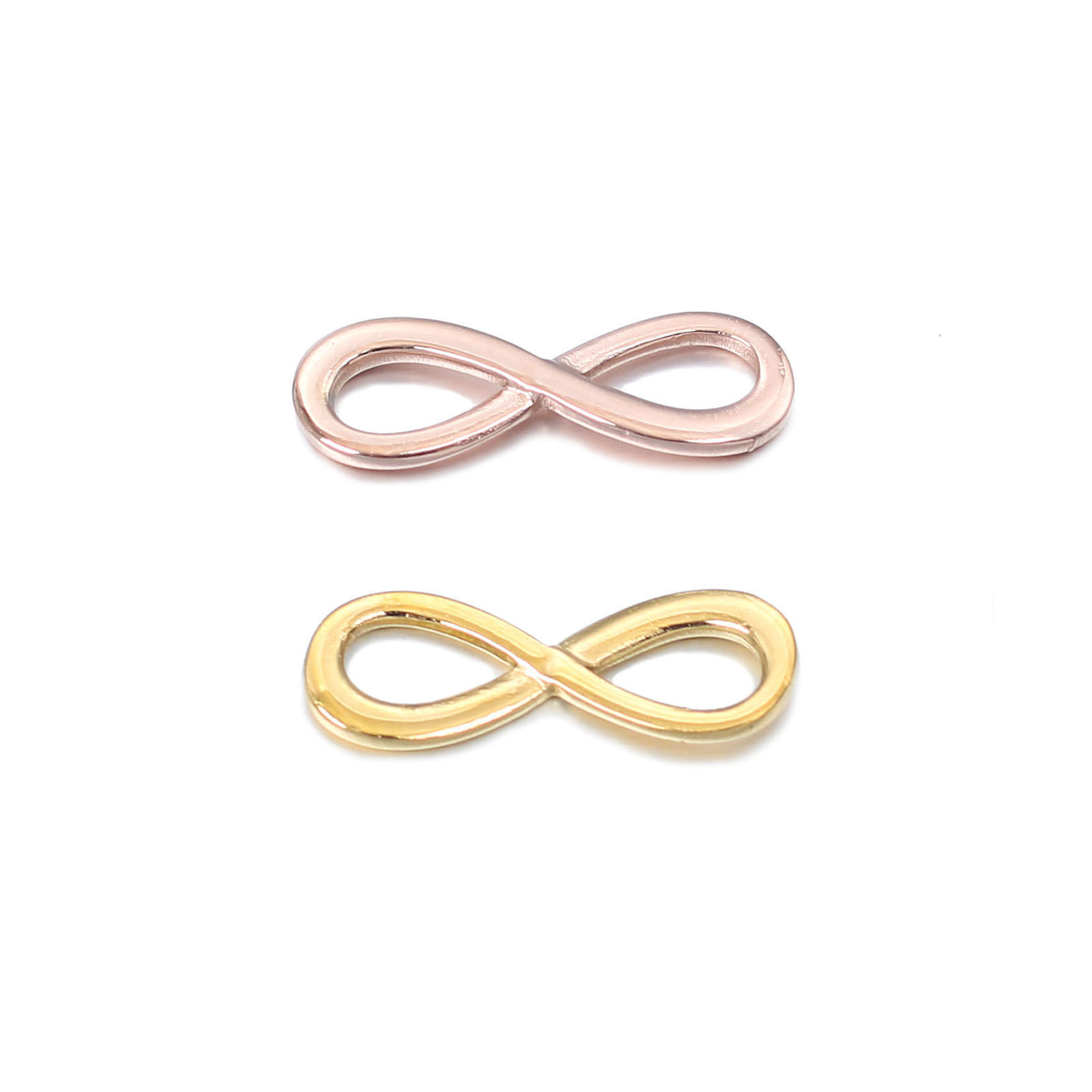 Image de Breloques en Acier Inoxydable Symbole"Infini" Multicolore 1 Pièce
