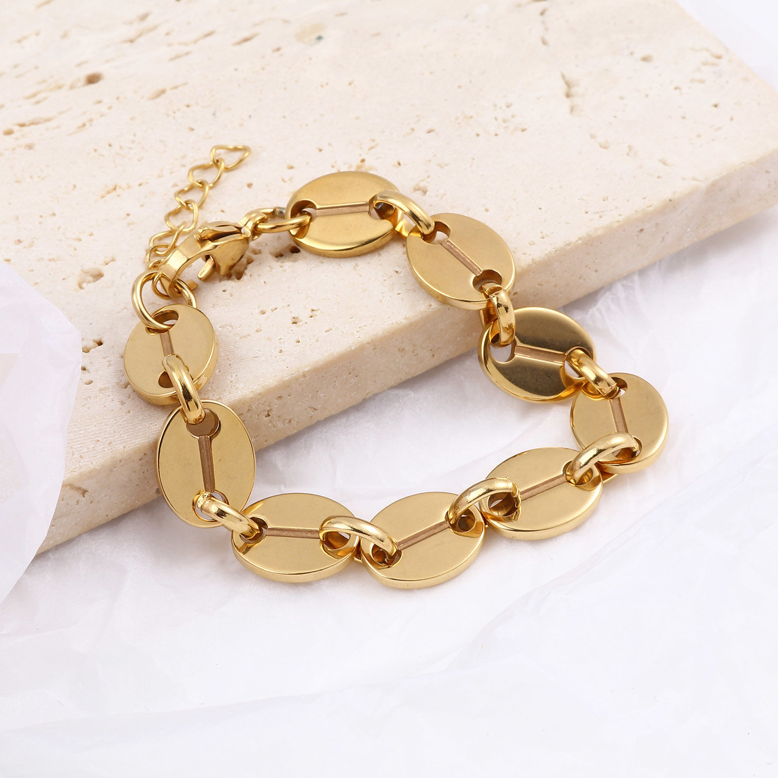 Bild von 304 Edelstahl für Damen Armband Bunt 1 Strang