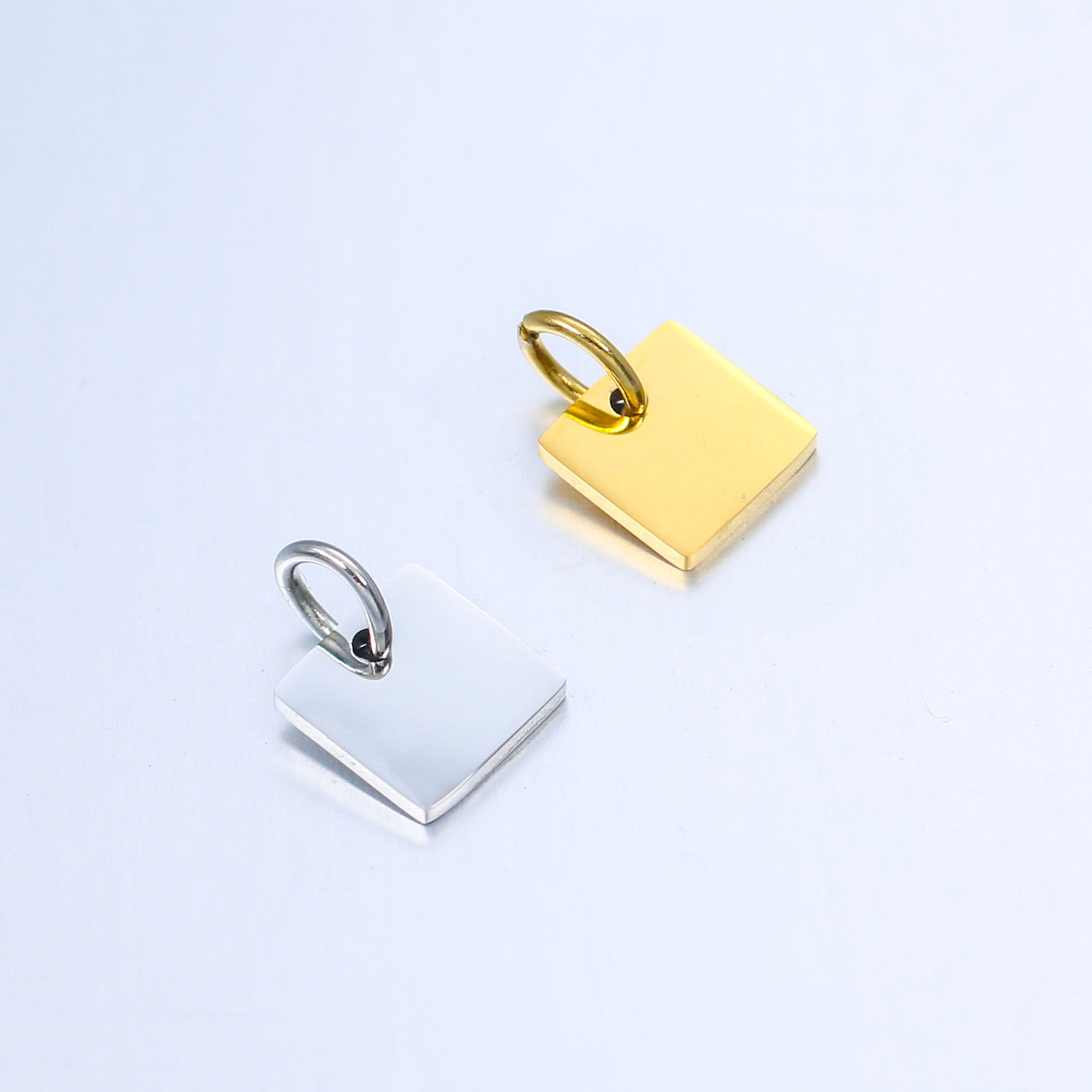 Picture of 304 Stainless Steel Geometry Series Charms Multicolor Geometric