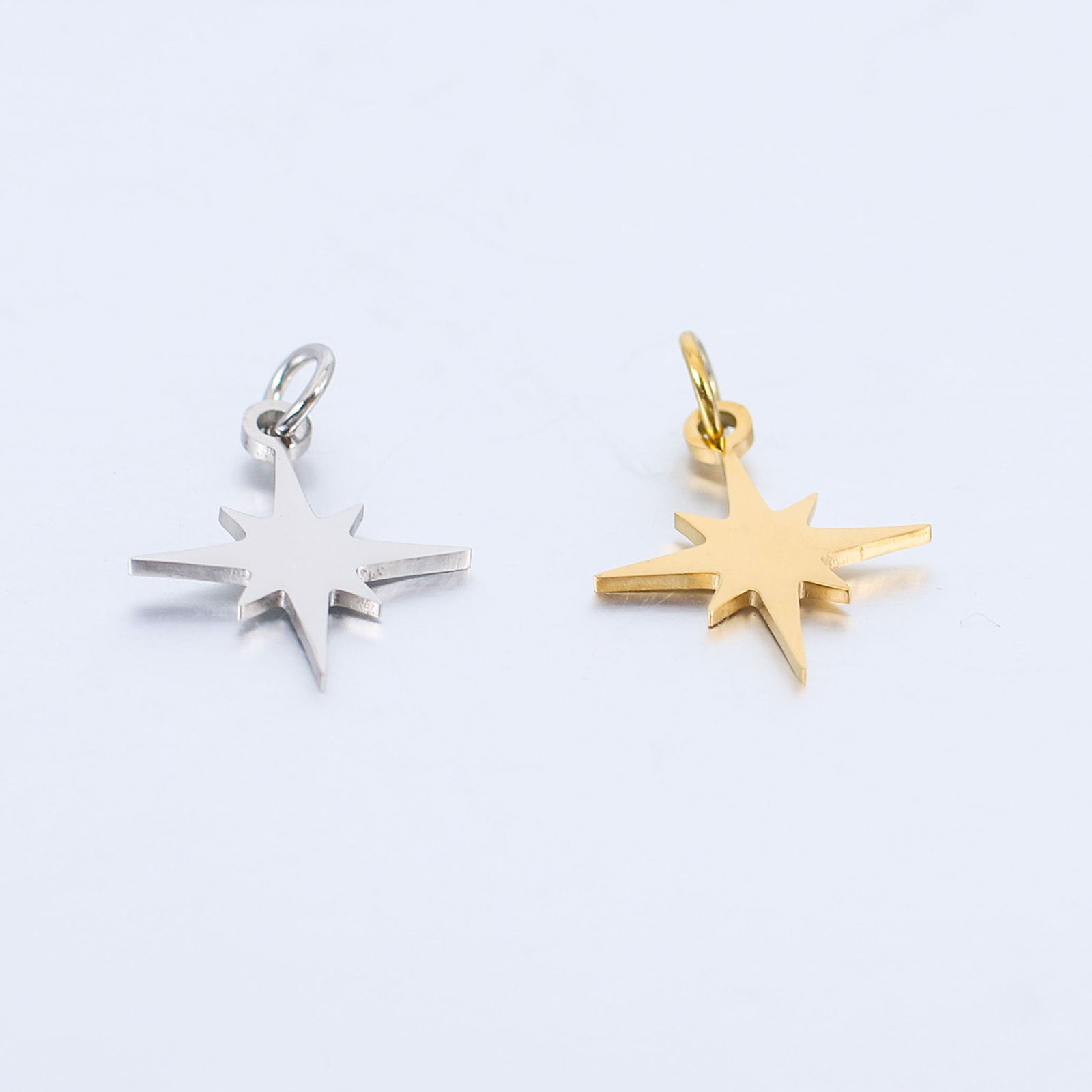 Image de Breloques en 304 Acier Inoxydable Galaxie Multicolore Etoile 1 Pièce