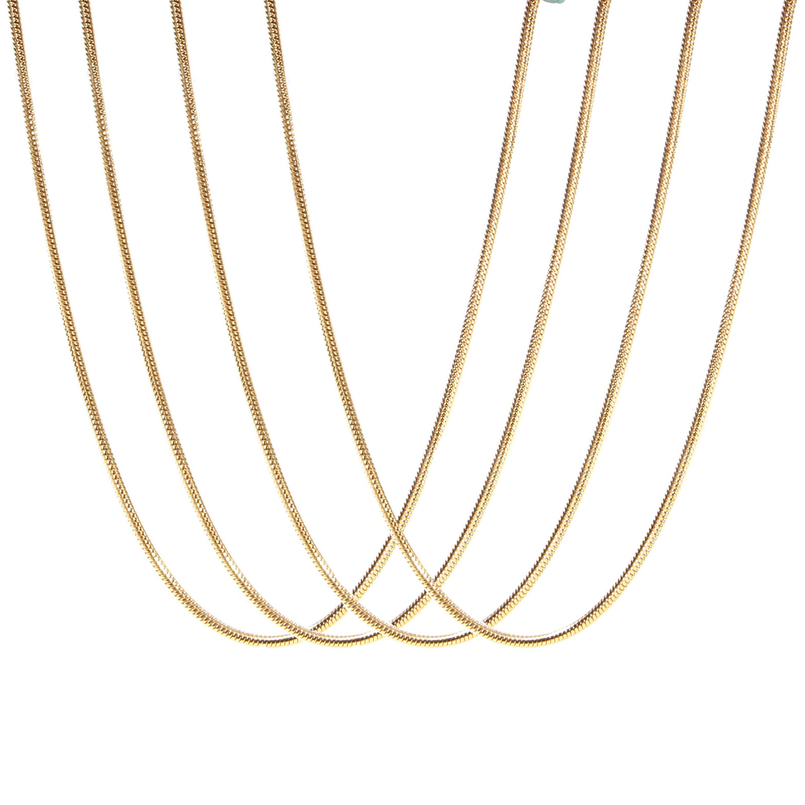 Bild von Edelstahl Schlangenkette Kette Halskette Bunt 1 Strang