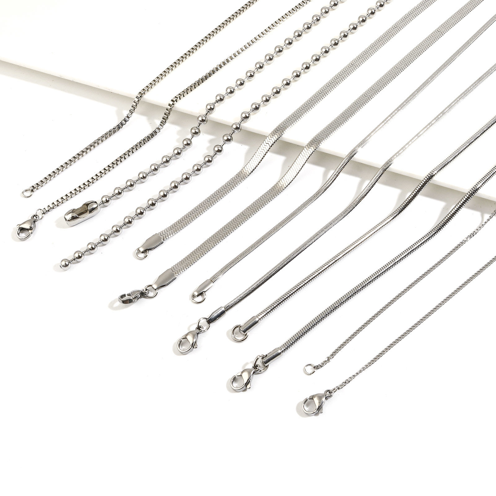 Picture of 304 Stainless Steel Link Chain Necklace Silver Tone