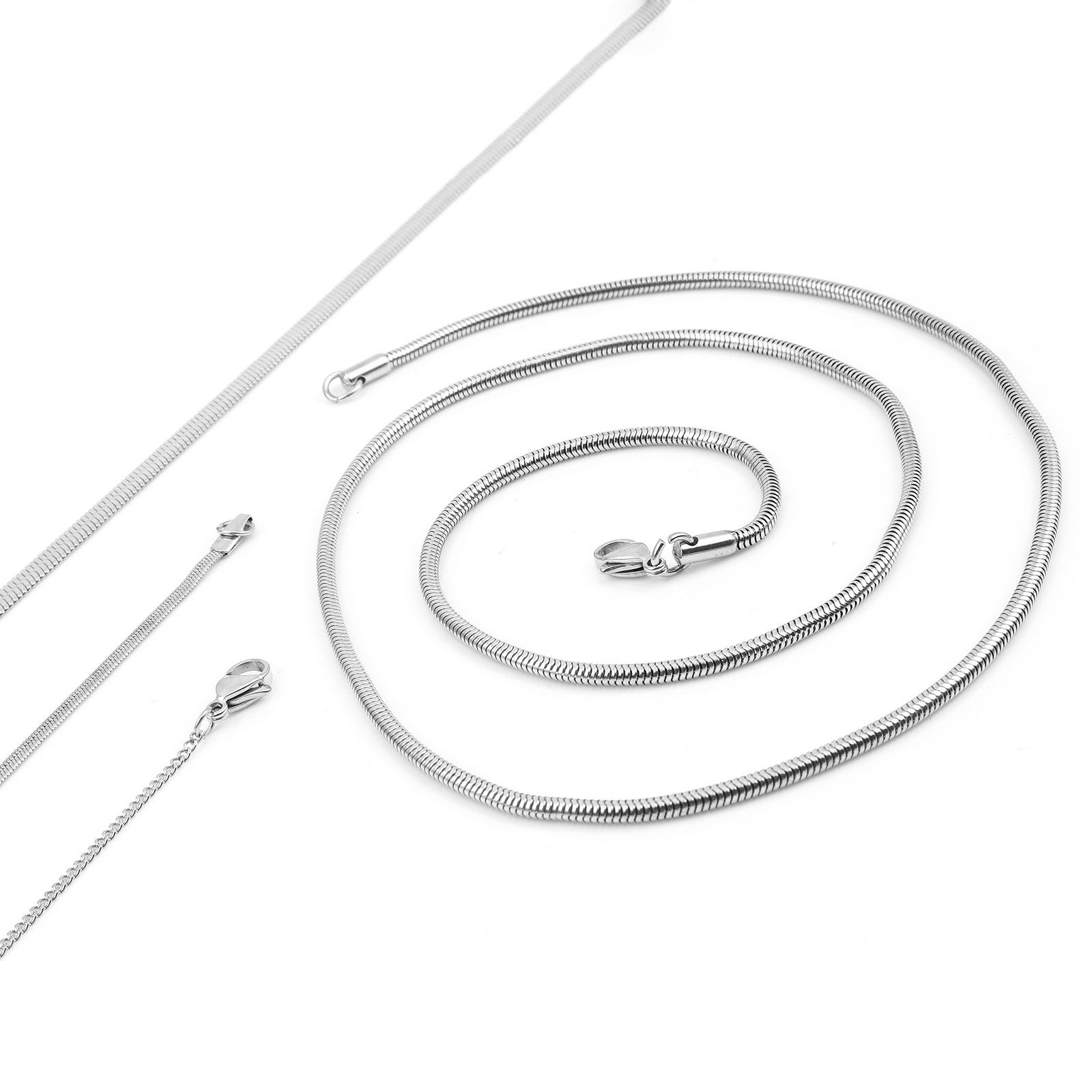 Picture of 304 Stainless Steel Link Chain Necklace Silver Tone