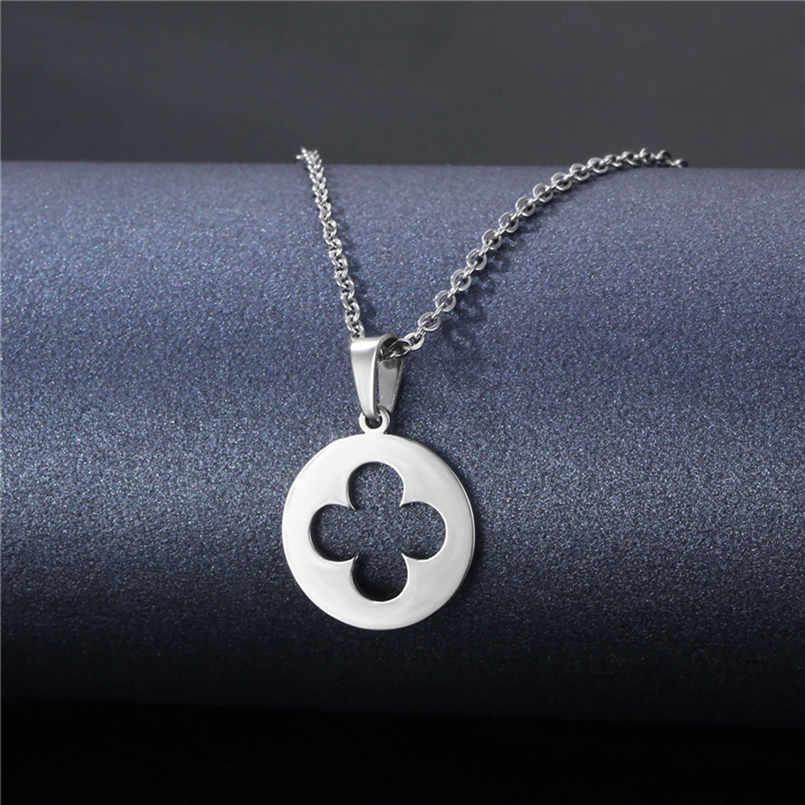 Picture of 304 Stainless Steel Link Cable Chain Necklace Silver Tone 45cm(17 6/8") long