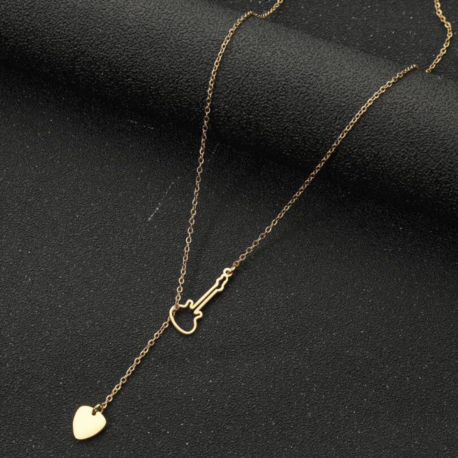 Picture of Titanium Steel Stylish Y Shaped Lariat Necklace Multicolor 45cm(17 6/8") long