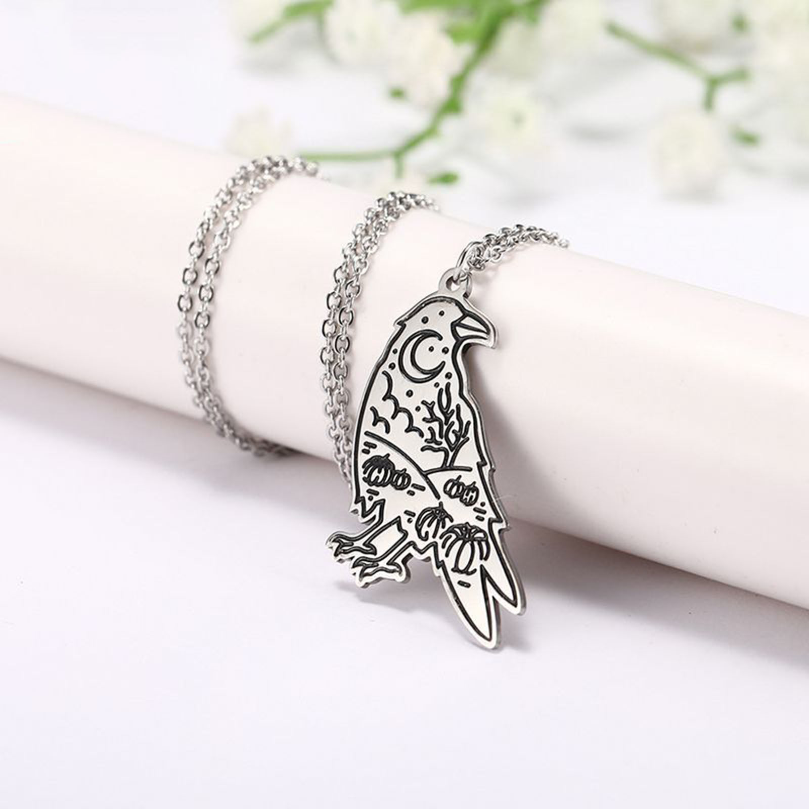 Picture of 304 Stainless Steel Stylish Link Cable Chain Necklace Multicolor Animal 52cm(20 4/8") long