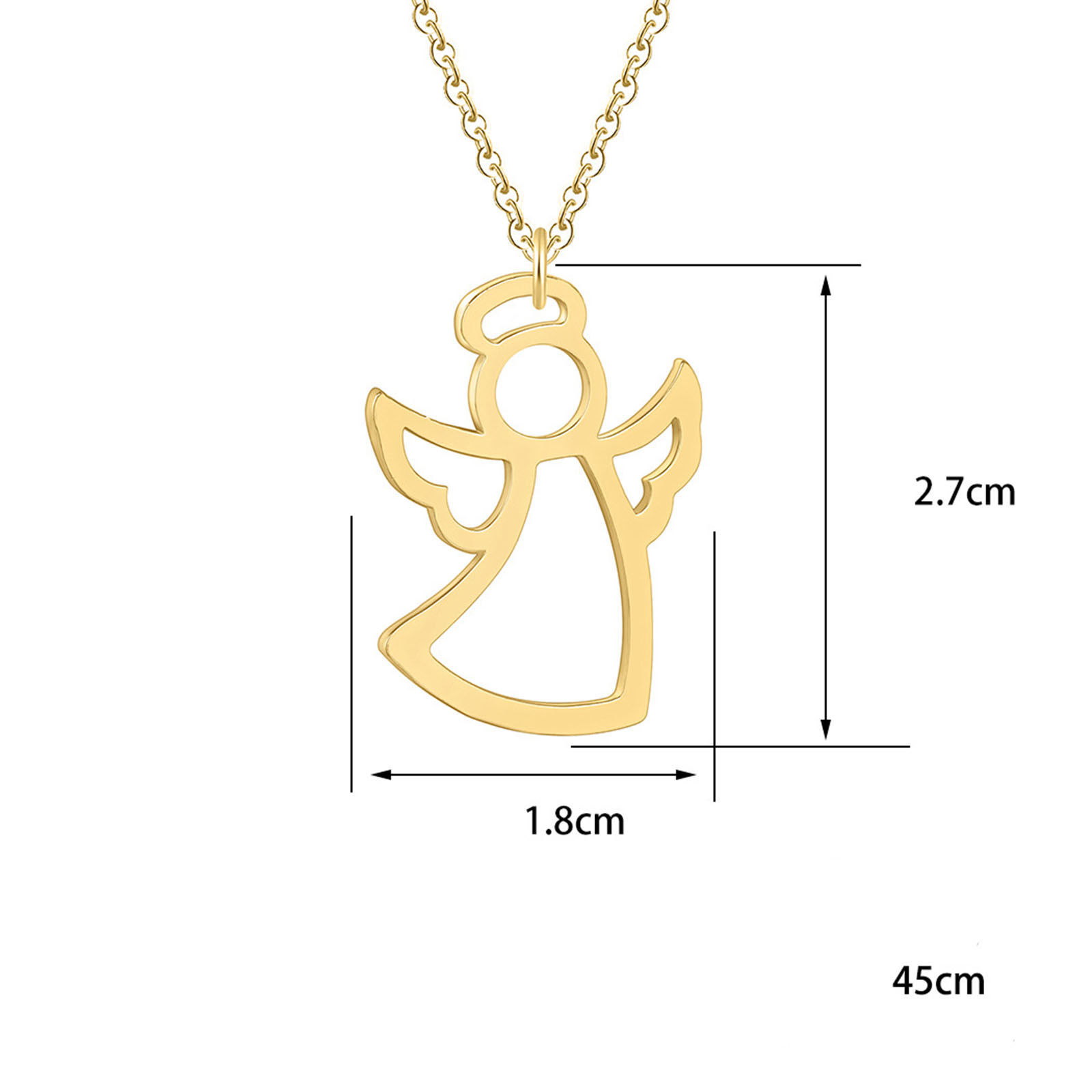 Imagen de 201 Acero Inoxidable Elegante Collares Multicolor 45cm longitud, 1 Unidad