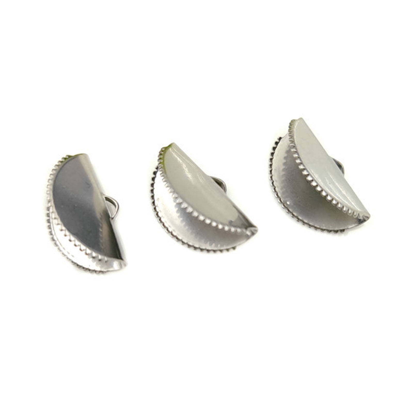 Picture of 304 Stainless Steel Ribbon Crimp End Fan-shaped Multicolor