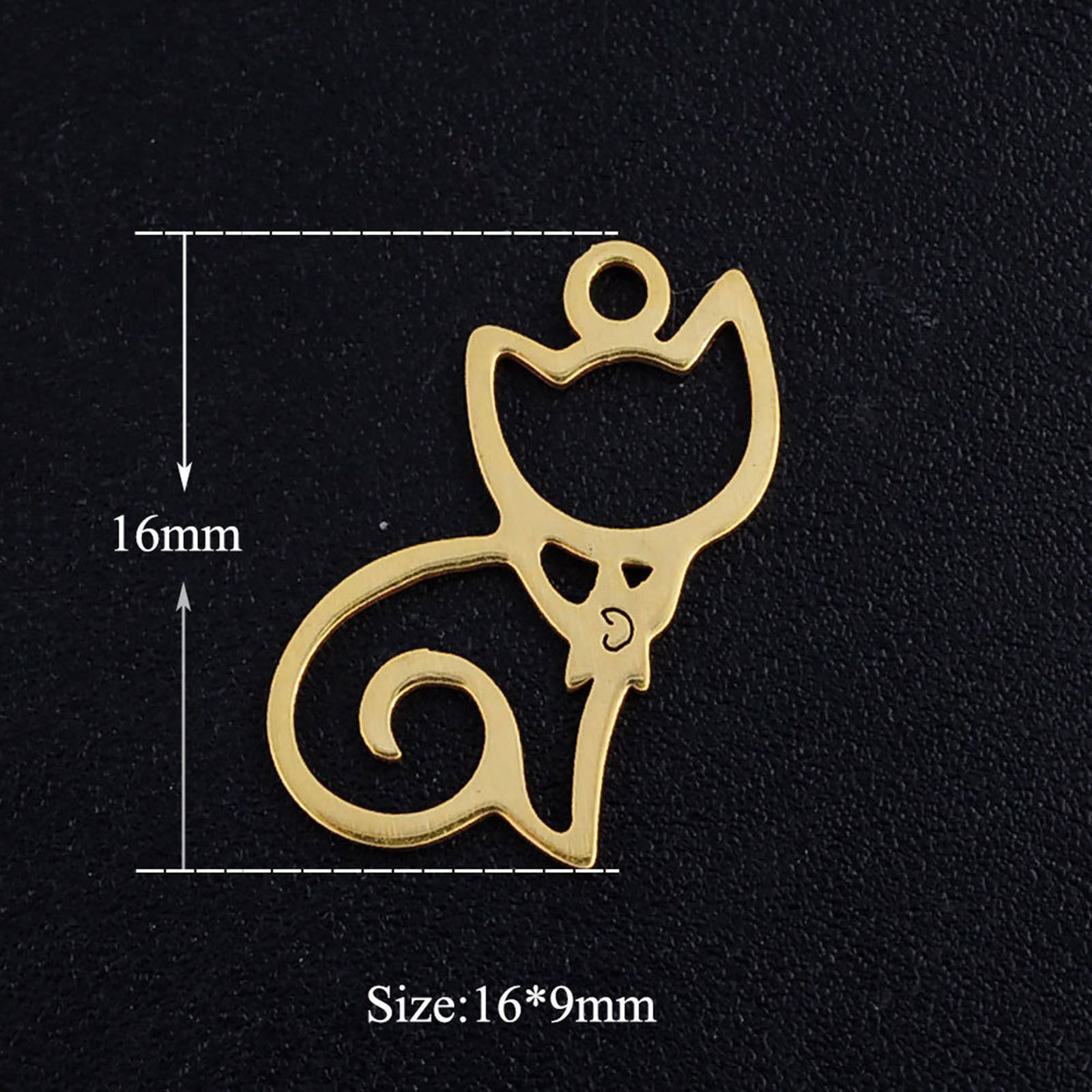 Picture of 201 Stainless Steel Charms Multicolor Animal Hollow