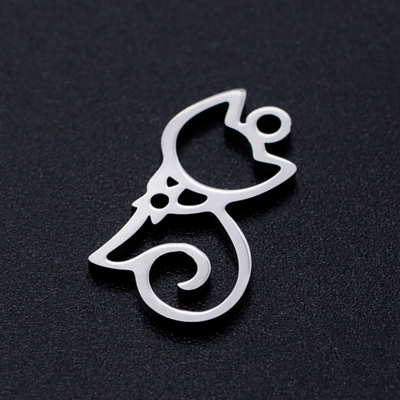 Picture of 201 Stainless Steel Charms Multicolor Animal Hollow