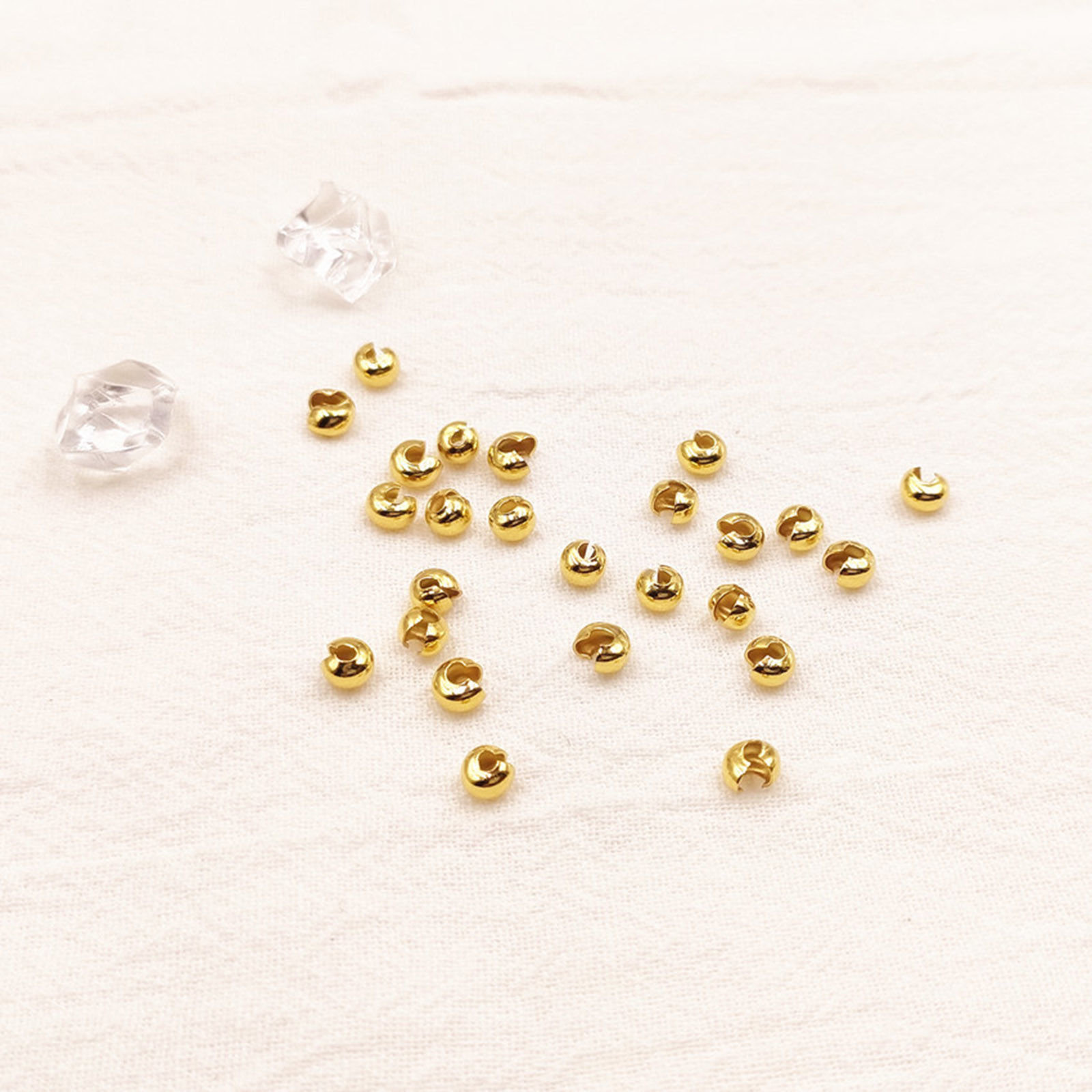 Picture of 304 Stainless Steel Crimp Beads Cover Half Round 
