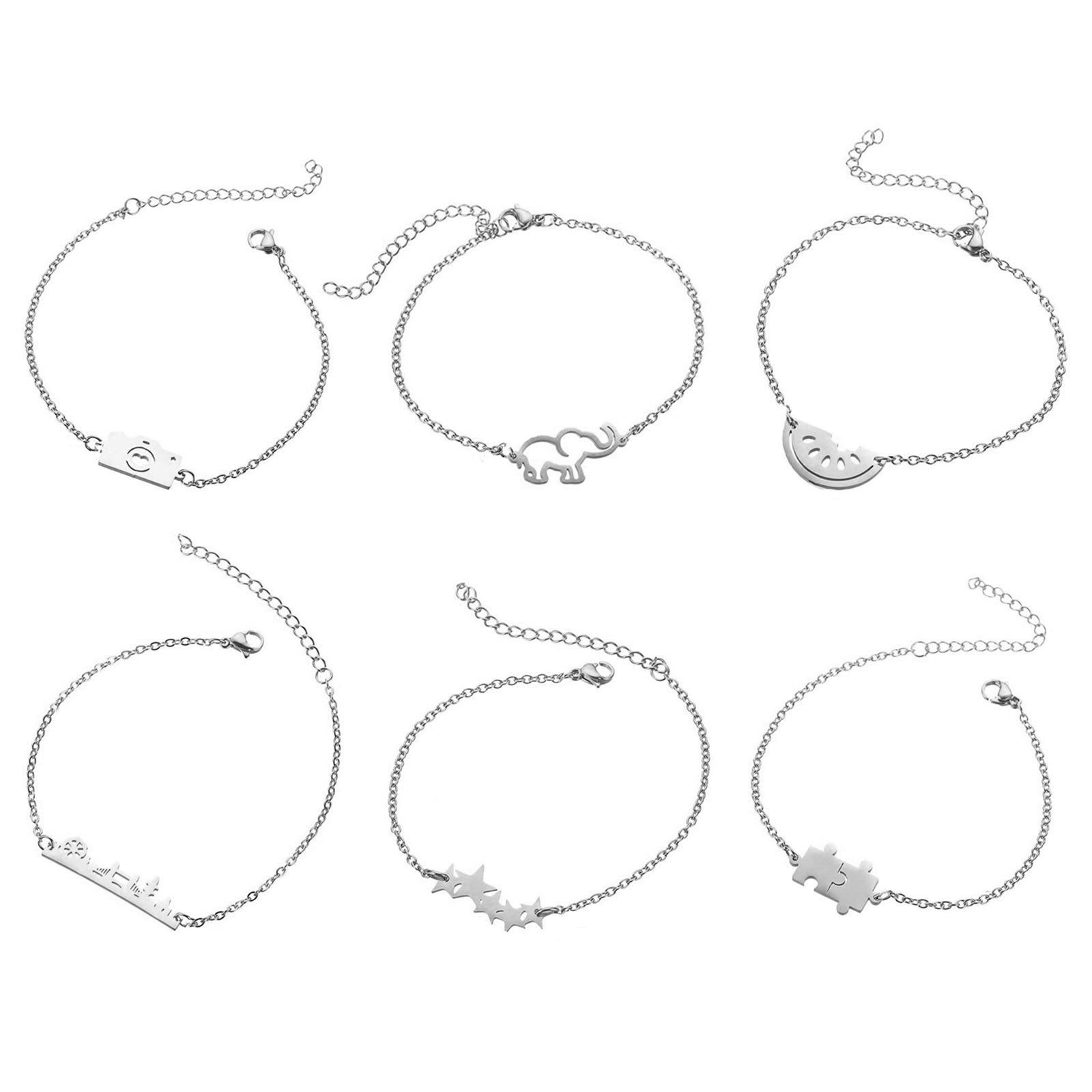 Picture of 304 Stainless Steel Stylish Rolo Chain Bracelets 17cm(6 6/8") long