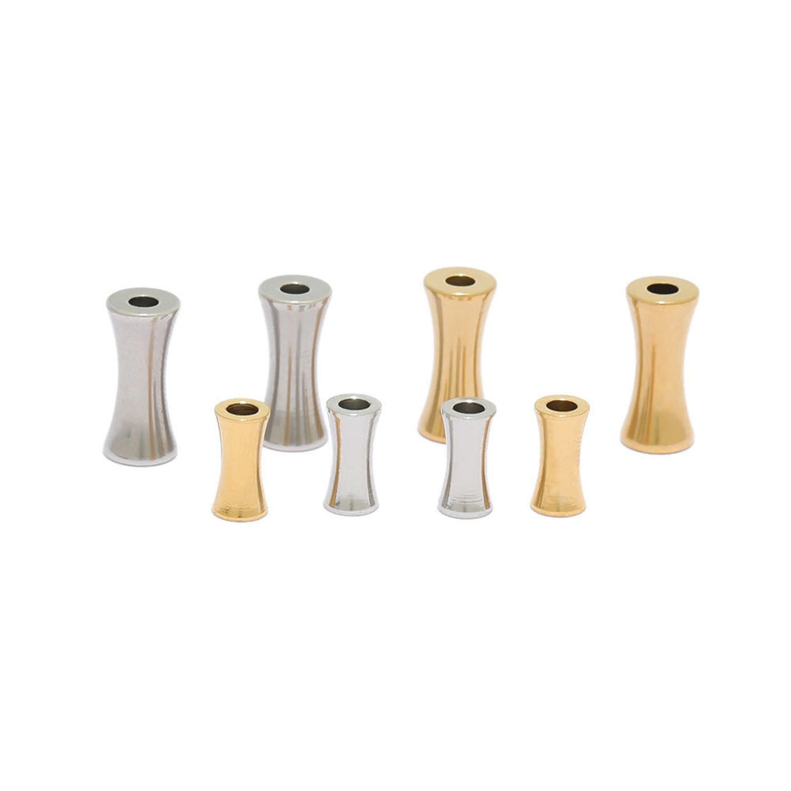 Bild von 304 Edelstahl Perlen Bamboo-förmig 10 Stück