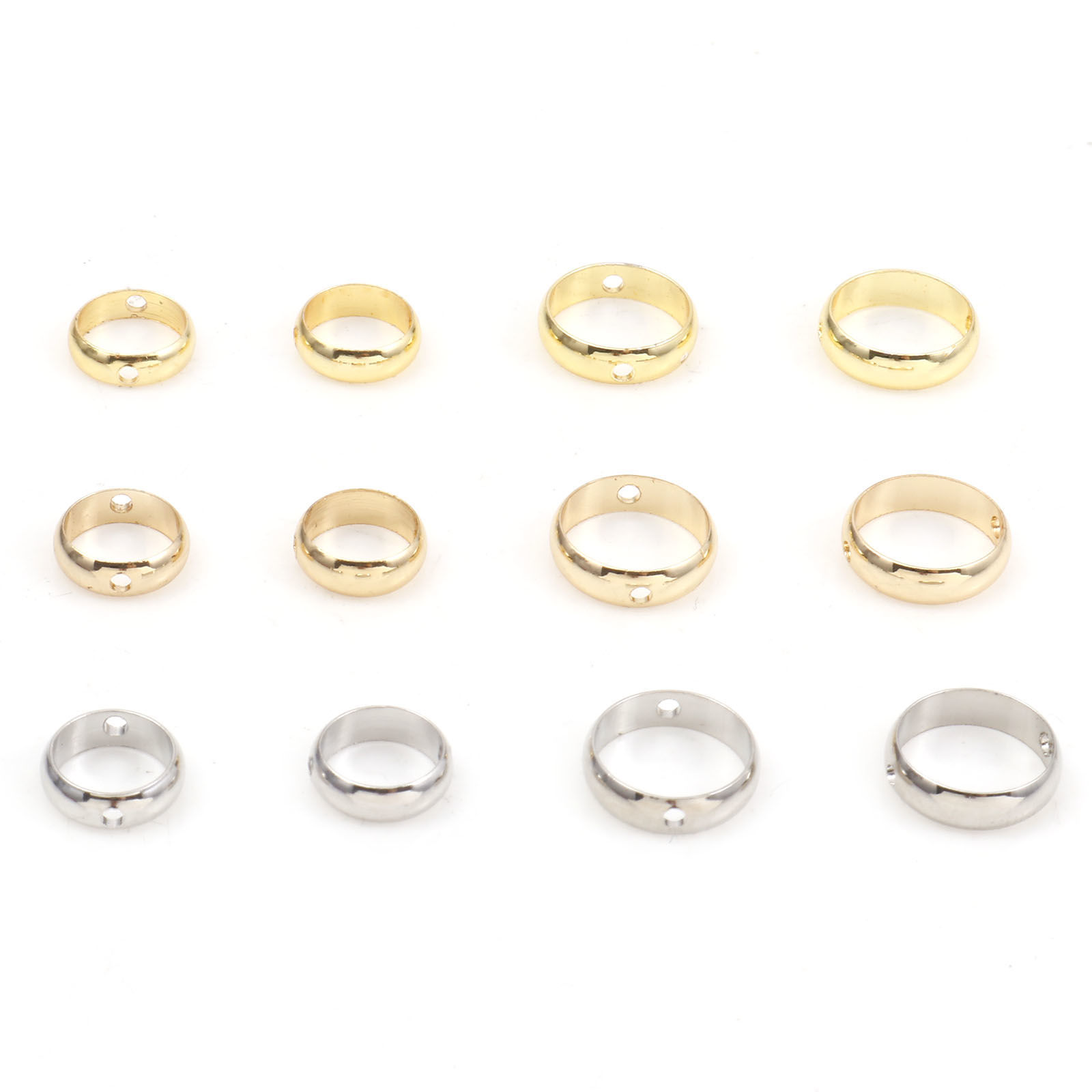 Picture of Brass Beads Frames Real Gold Plated With Open Loop