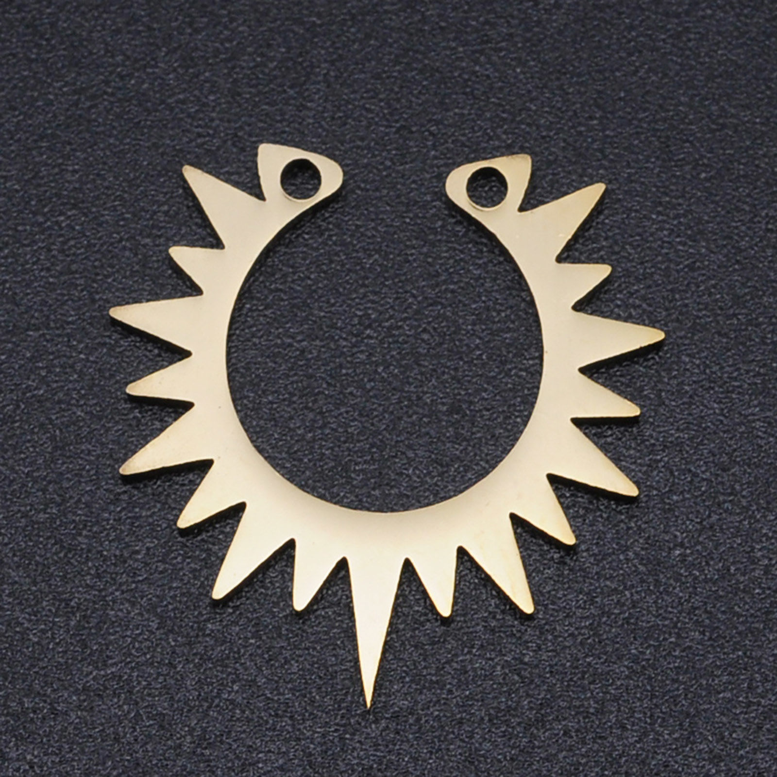 Picture of 201 Stainless Steel Connectors Multicolor Sun 20mm x 19mm