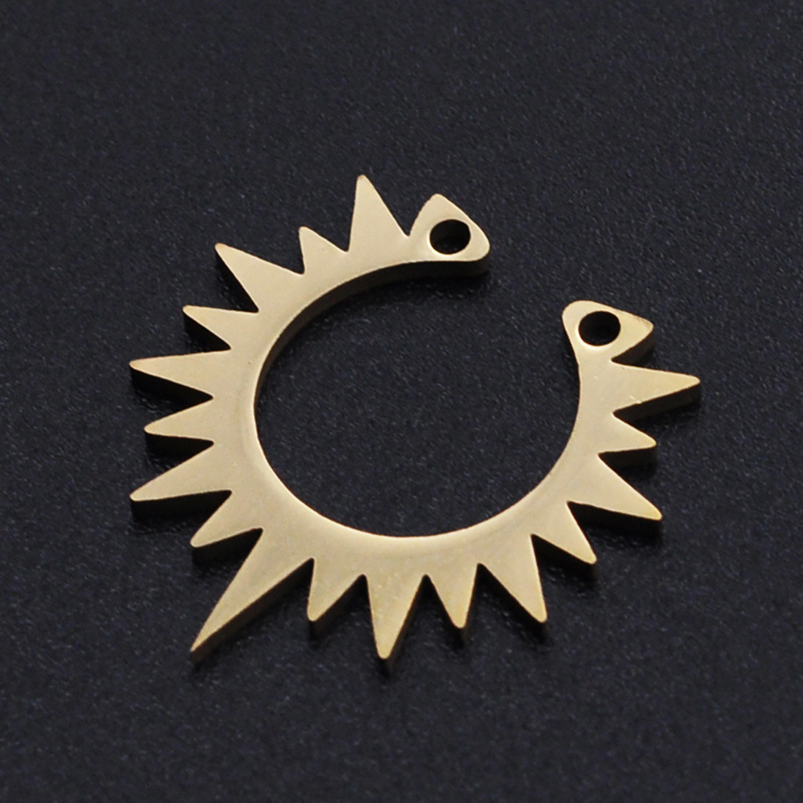 Picture of 201 Stainless Steel Connectors Multicolor Sun 20mm x 19mm
