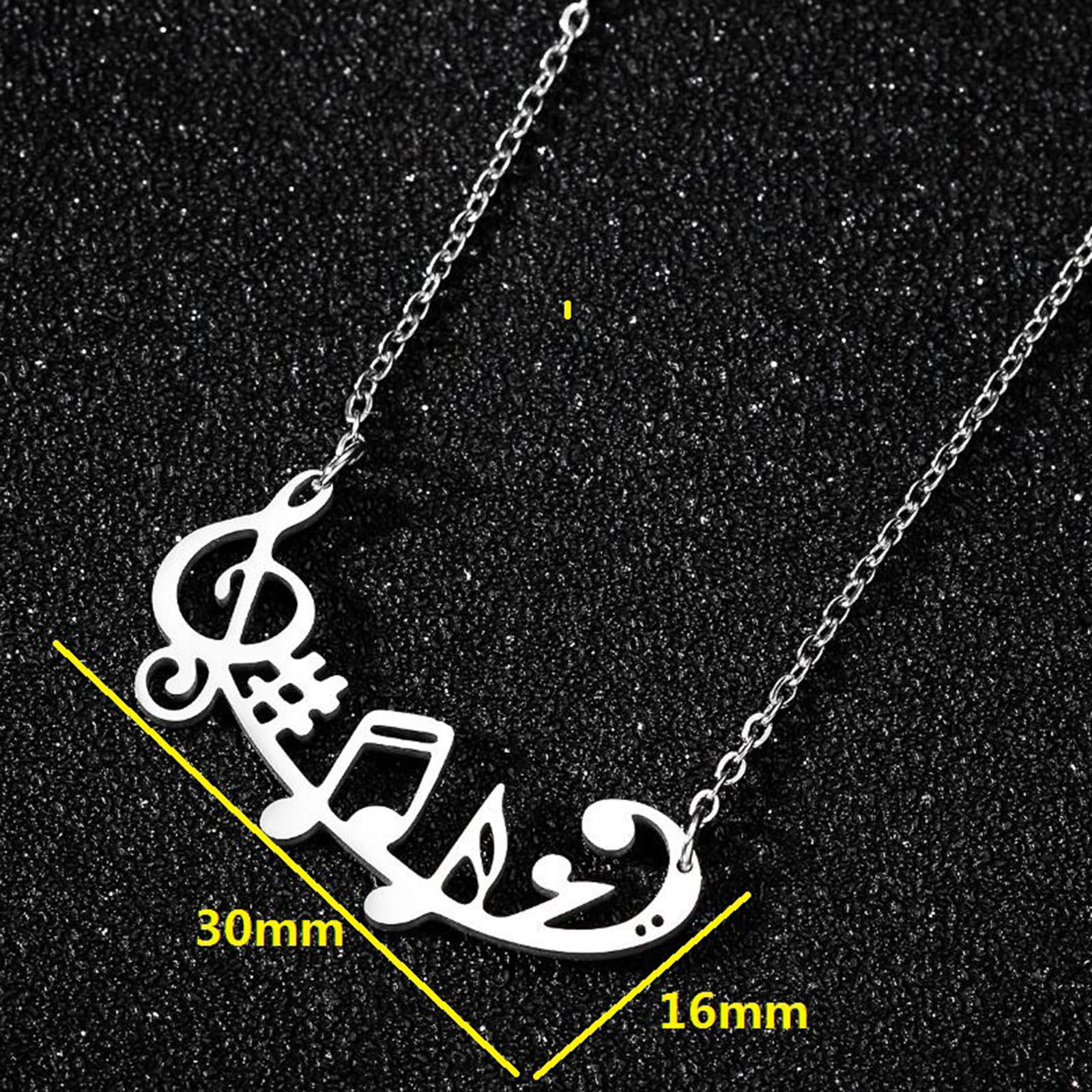 Picture of 304 Stainless Steel Necklace Multicolor Hollow 45cm(17 6/8") long