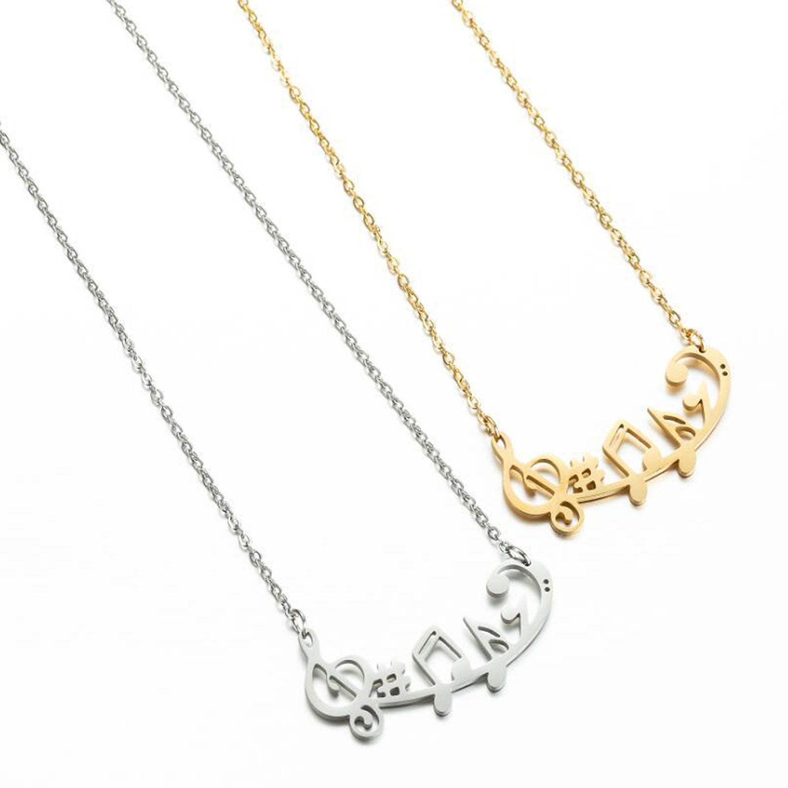 Picture of 304 Stainless Steel Necklace Multicolor Hollow 45cm(17 6/8") long